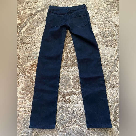 Gymboree Girls Jeans Size 12 New Zipper Dark Wash Denim School Pockets Straight - Picture 6 of 7